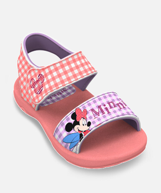 Image_Sandália Infantil Tiras Minnie Xadrez Grendene Kids 