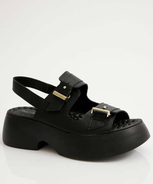 Image_Sandália Flatform Feminina Fivela Modare