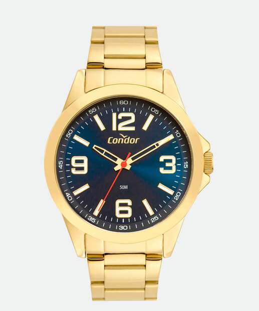 Kit Relógio Masculino Condor CO2035NBWK4A Dourado
