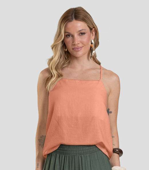 Image_Regata Feminina em Tecido Linho Dianna Laranja