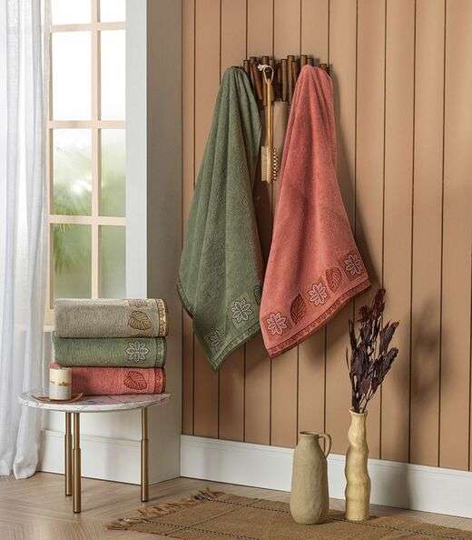 Toalha De Banho Folliage Appel Verde