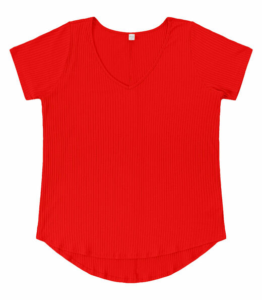 Image_Blusa Feminina Plus Size da Infinita Cor Vermelho