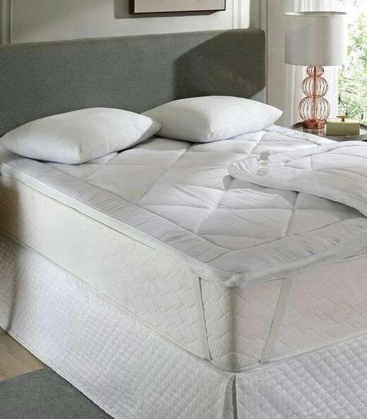 Pillow Top Super Volumoso Solteiro Lar e Lazer Branco