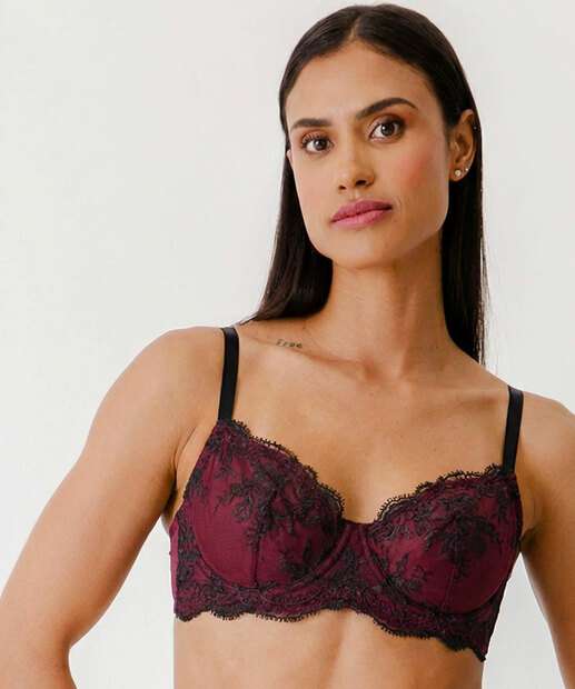 Image_Sutiã Com Base E Sem Bojo Tule Bordado Marisa