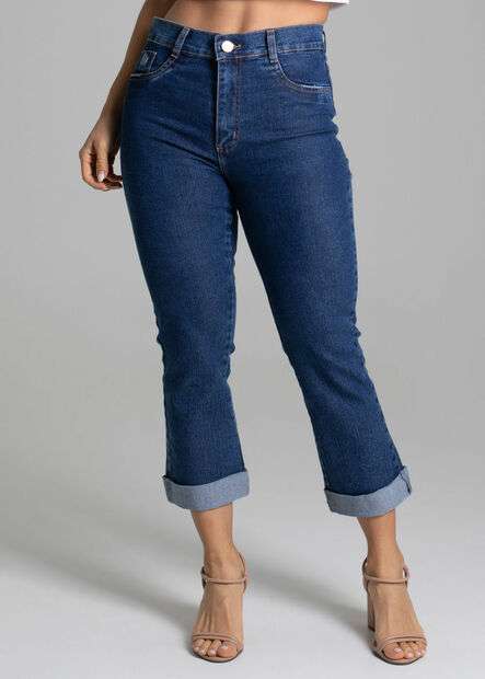 Calça Jeans Sawary Cropped - 278821