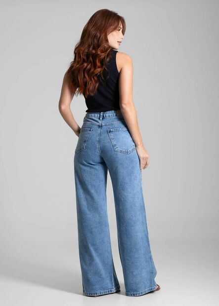 Calça Jeans Sawary Wide Leg - 282568