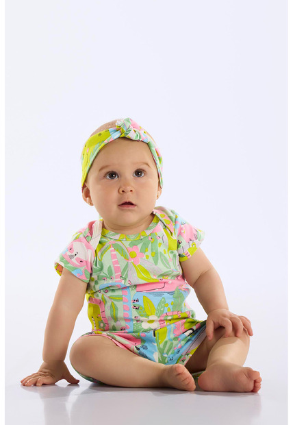 Faixa de Cabelo em Suedine Bebê Up Baby