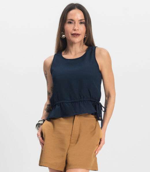 Image_Regata Feminina em Crepe Infinita Cor Azul