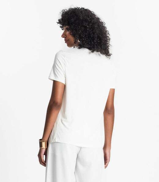 Blusa Feminina Estampada Select Bege