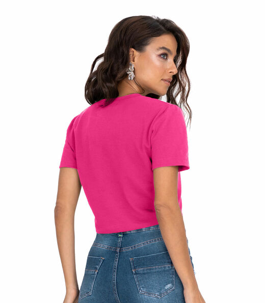 Blusa Feminina Em Cotton Leve Endless Rosa