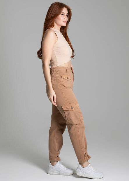Calça Sarja Sawary Cargo - 277852