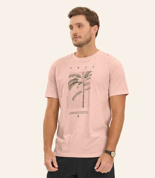 Image_Camiseta Meia Malha Masculina Diametro Rosa
