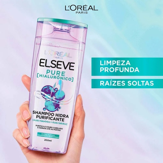 Loreal Shampoo Elseve Hialuronico Pure 200ml