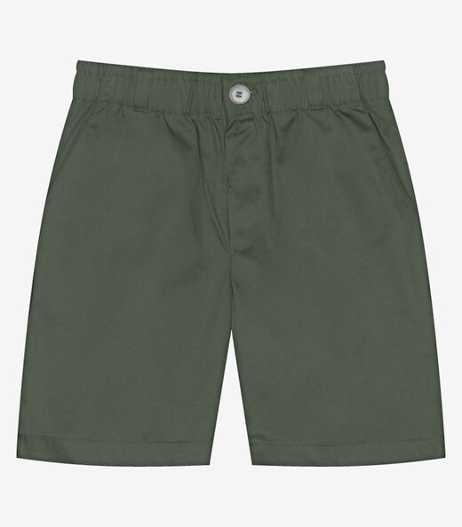 Conjunto Infantil Camisa Com Bermuda Trick Nick Bege