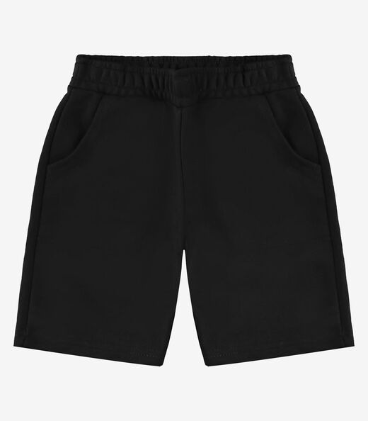 Bermuda Básica Menino Rovi Kids Preto