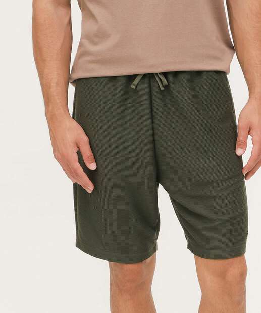 Bermuda Masculina Moletom Textura MR