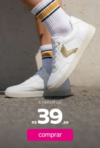 Tênis a partir de R$39,99