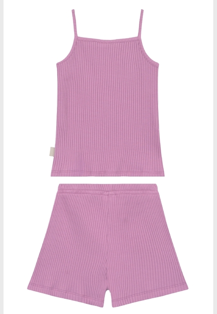 Image_Conjunto em Ribana Canelada Menina com Regata e Short Guloseima