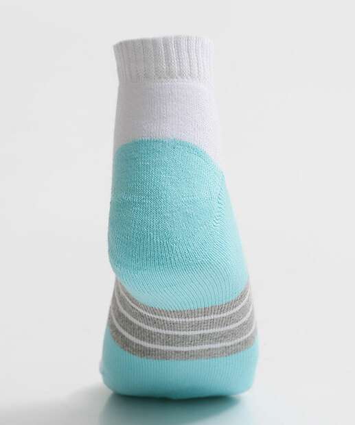 Kit 3 Pares Meias Cano Curto Feminina Esportiva Marisa 