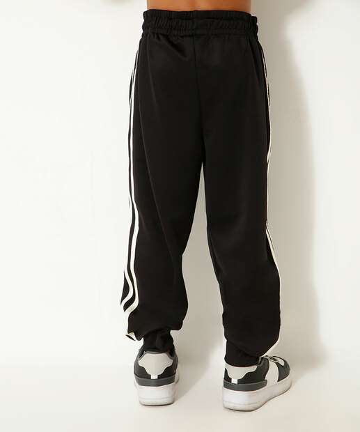 Conjunto Infantil Helanca Listras MR Tam 4 a 10