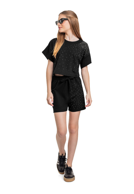 Image_Conjunto com Blusa e Short com Strass Gloss