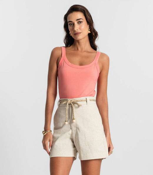 Image_Regata Feminina Cotton 30 Básica KO Laranja
