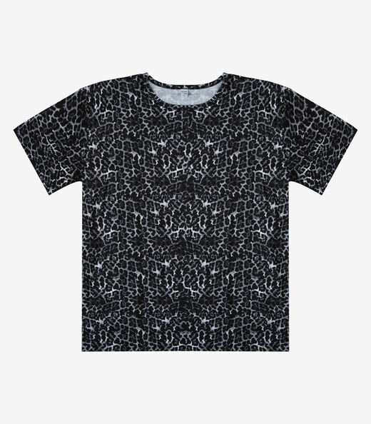 Blusa Feminina Estampada Infinita Cor Cinza