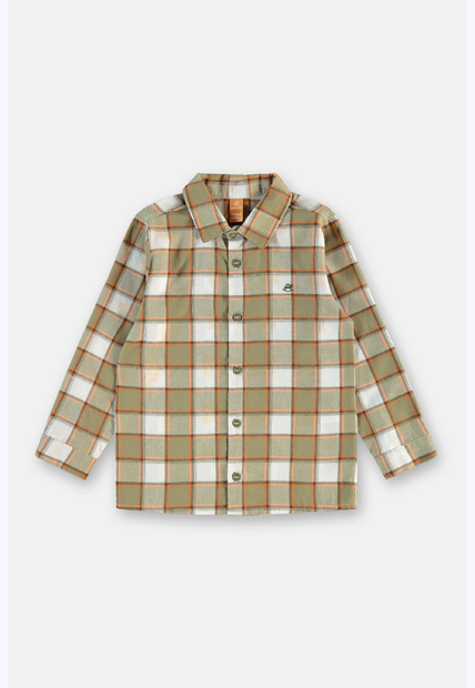 Camisa Infantil Para Menino Xadrez Up Baby