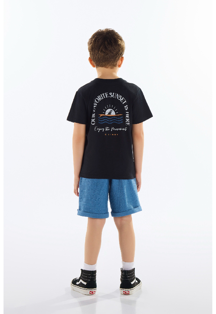 Conjunto Camiseta e Bermuda Infantil Quimby