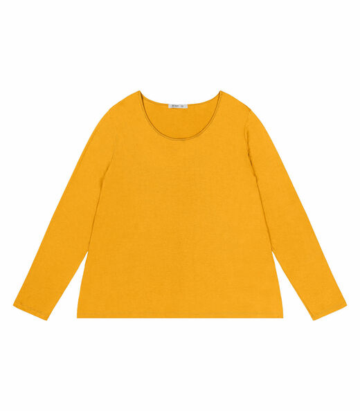 Blusa Manga Longa Viscotorcion Secret Glam Amarelo