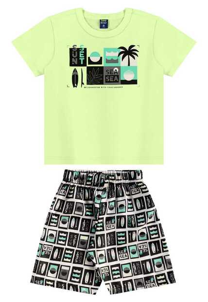 Image_Conjunto Camiseta e Bermuda Bee Loop