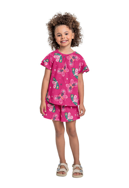 Image_Conjunto Bata e Short Menina Bee Loop