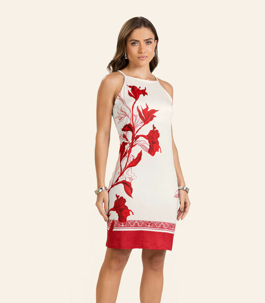 Vestido curto Endless Bege