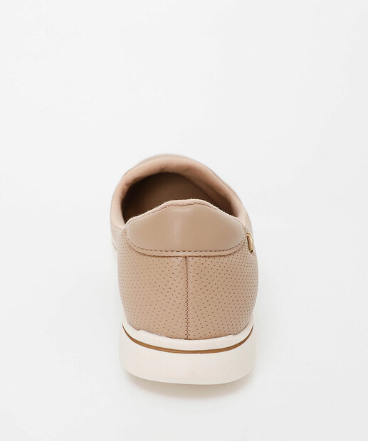 Tênis Casual Slip On Feminino Modare Bege
