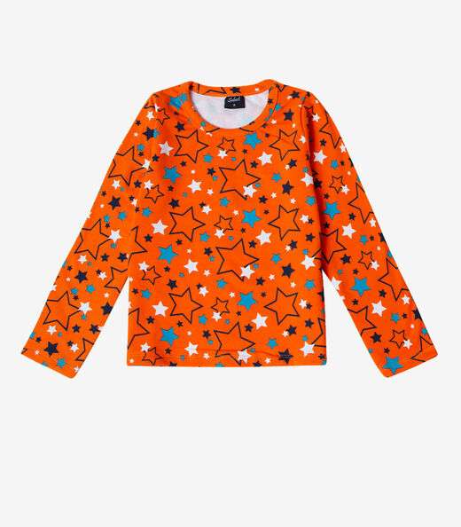 Pijama Infantil Feminino Estapado Select Laranja