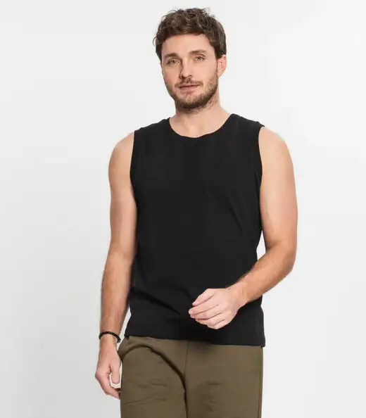 Image_Regata Masculina Básico Meia Malha Diametro Preto