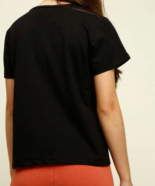 Camiseta Juvenil Manga Curta Star Wars Disney Tam 10 a 16