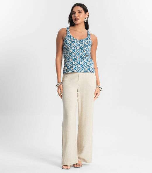 Regata Feminina Rovitex Azul