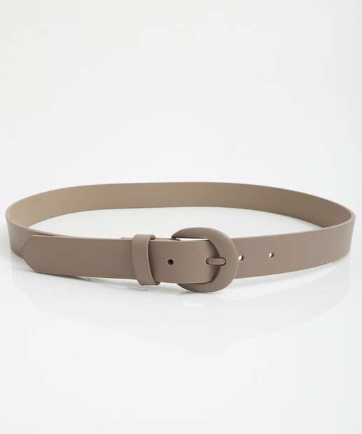 Cinto Feminino Fivela Marisa Cinza