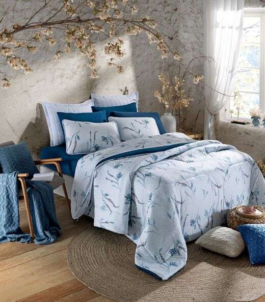 Image_Edredom King Estampado Premium Vivaldi Azul