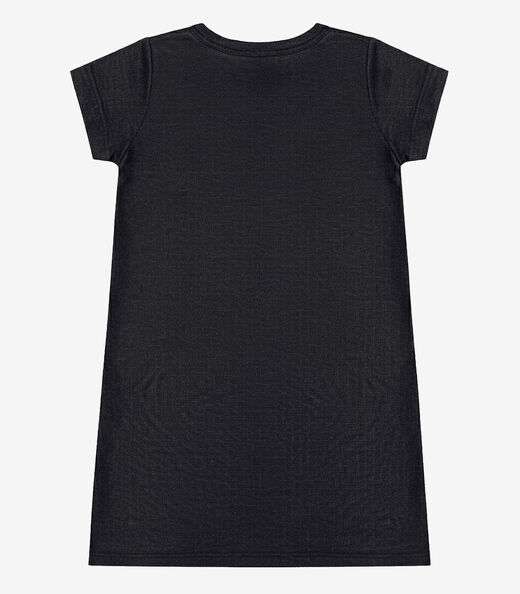 Vestido Menina Infantil em Molecotton Select Cinza