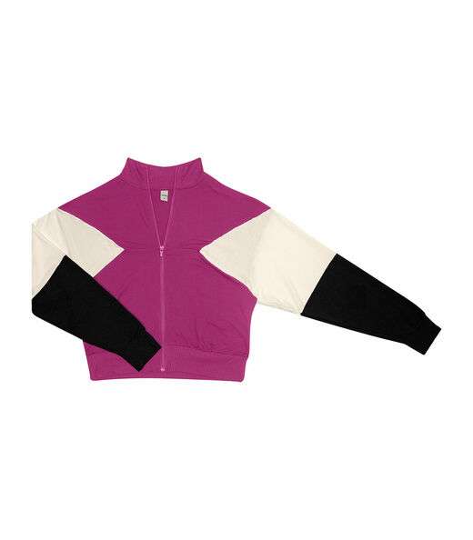Jaqueta Feminina Recortes Rovitex Rosa
