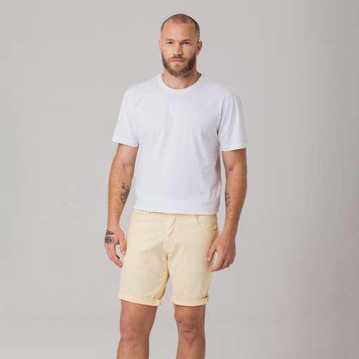 Image_Bermuda Sarja Masculina Amarela Zune