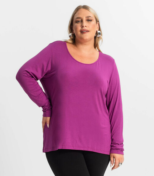 Image_Blusa Manga Longa Viscotorcion Secret Glam Vermelho