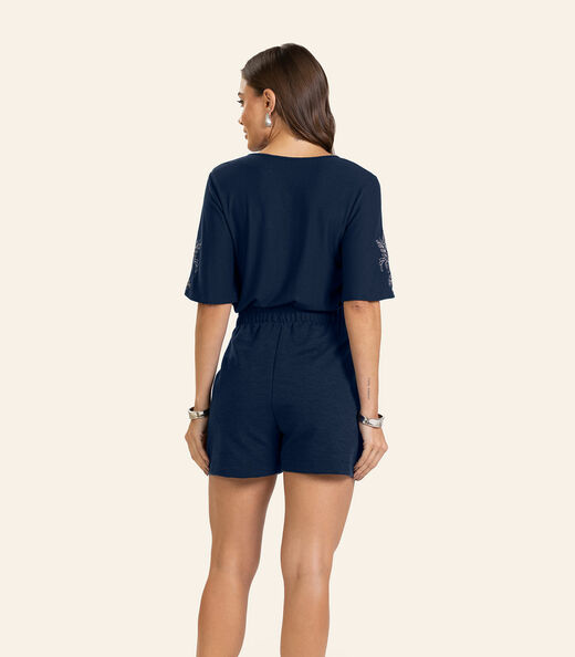 Shorts Piquet Verona Feminino Endless Azul