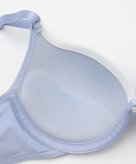 Sutiã Feminino Básico com Bojo Marisa Azul