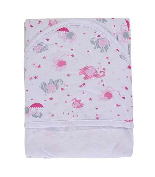 Toalha Com Capuz Bebê Vivaldi Cinza