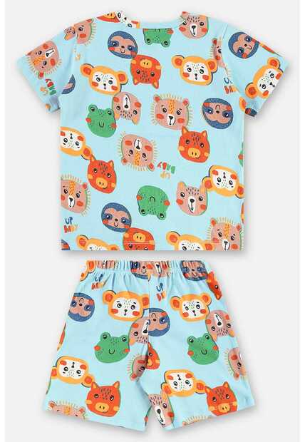 Pijama Infantil Masculino em Suedine Up Baby