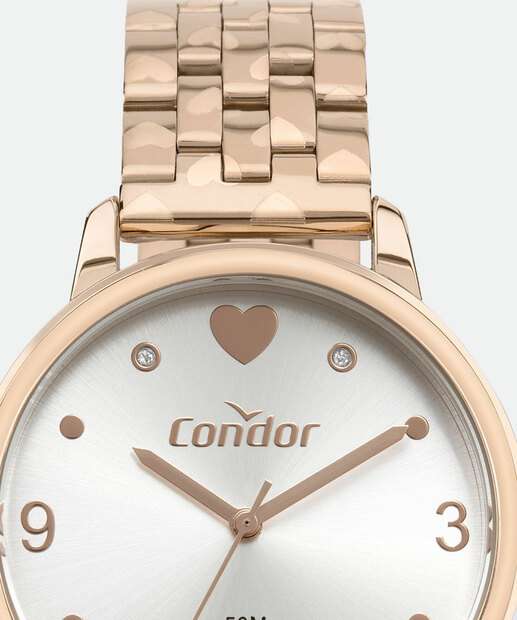 Relógio Feminino Strass Condor COPC21JGD/4J