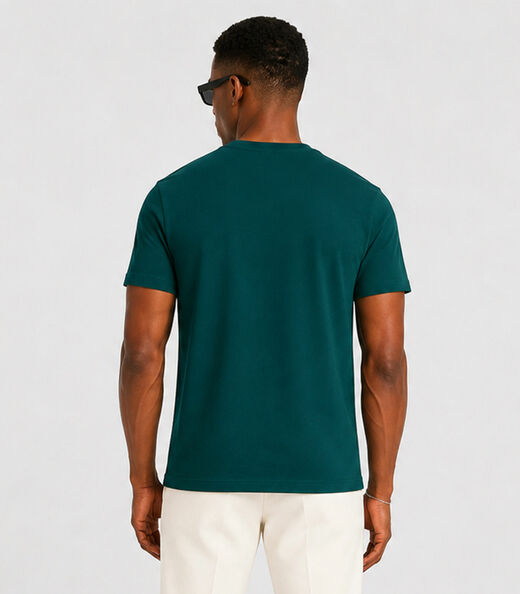 Camiseta Masculina Básica Manga Curta Select Verde